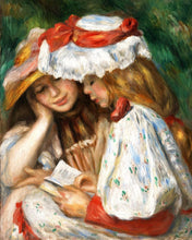 Laden Sie das Bild in den Galerie-Viewer, Kreuzstich – Zwei Lesende Mädchen – Renoir