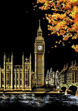 Laden Sie das Bild in den Galerie-Viewer, Kratzbild – Big Ben in London