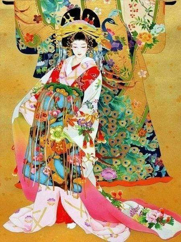 Diamond Painting, Asiatische Prinzessin