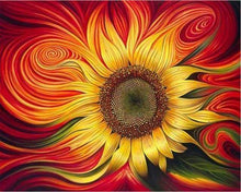 Laden Sie das Bild in den Galerie-Viewer, Malen nach Zahlen fŸr Erwachsene |ÊKünstlerische Sonnenblume | Figured&#39;Art